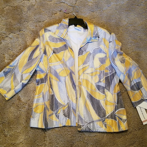 Alfred Dunner Jackets & Blazers - NWT Size 12 Alfred Dunner City of Lights Jacket